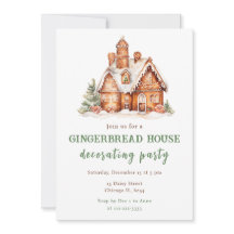 ジンジャーブレッドハウスデコレーションクリスマスパーティー