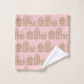 ジンジャーブレッドハウスビレッジパタンスタオルセット バスタオルセット (ウォッシュタオル)