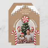 ジンジャーブレッドハウスフォトカード (正面/裏面)