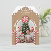 ジンジャーブレッドハウスフォトカード (スタンド正面)