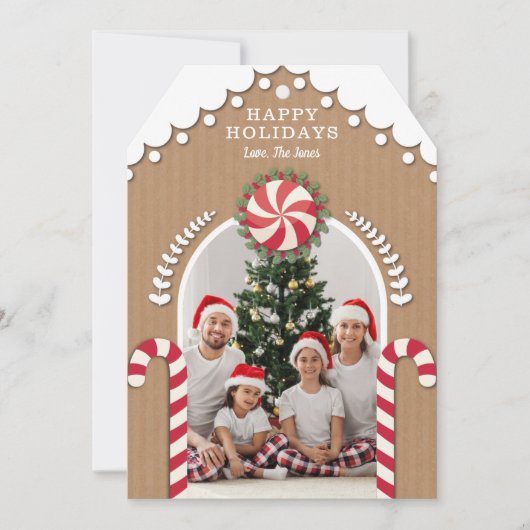 ジンジャーブレッドハウスフォトカード (正面)