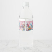 ジンジャーブレッドハウスベビーシャワー ペットボトルラベル (裏面)