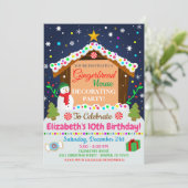 ジンジャーブレッドハウスホリデイ招待状 招待状 (スタンド正面)