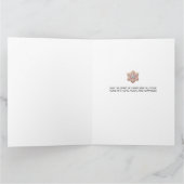 ジンジャーブレッドハウスメリークリスマスフォールディングカード カード (内部)