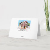 ジンジャーブレッドハウスラブラドールクリスマスカード シーズンカード (裏面)