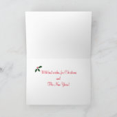 ジンジャーブレッドハウスラブラドール絵画ズ シーズンカード (内部)