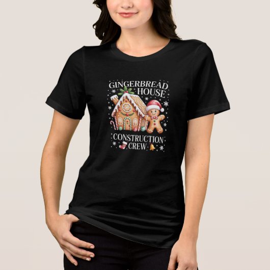 ジンジャーブレッドハウス建設クルー トライブレンドTシャツ (正面)