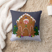 ジンジャーブレッドハウス枕 クッション (ブランケット)