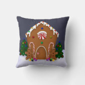 ジンジャーブレッドハウス枕 クッション (裏面)