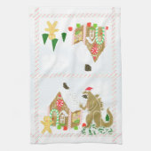 ジンジャーブレッドハウス キッチンタオル (縦)