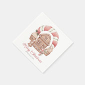 ジンジャーブレッドハウス | クリスマスナプキン スタンダードカクテルナプキン (角)