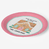 ジンジャーブレッドハウス |クリスマスCookie交換 ペーパープレート (アングル)