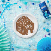 ジンジャーブレッドハウス ペーパープレート (パーティー)