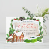 ジンジャーブレッドハウス 男のホリデー・クッキー交換 招待状 (スタンド正面)
