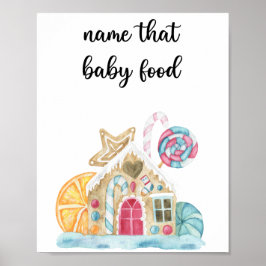ジンジャーブレッドハウス - 赤ちゃんの名前当てゲーム ポスター