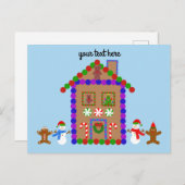 ジンジャーブレッドハウス#1はがき ポストカード (正面/裏面)