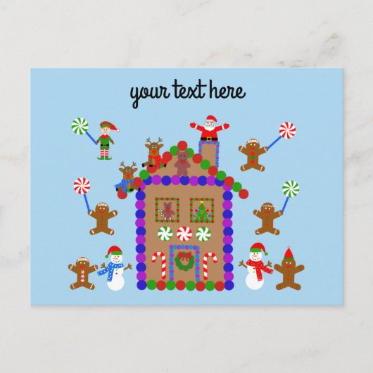 ジンジャーブレッドハウス#2はがき ポストカード (正面)
