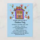 ジンジャーブレッドハウス #2 招待状ポストカード (正面)