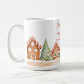 ジンジャーブレッドハグズメリークリスマスマグカップ コーヒーマグカップ (左)