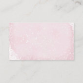 ジンジャーブレッドピンク赤ちゃんシャワーベビー エンクロージャーカード (裏面)