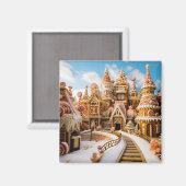 ジンジャーブレッドフェスティバルウィンタースノーランドシティ マグネット (正面/裏面)