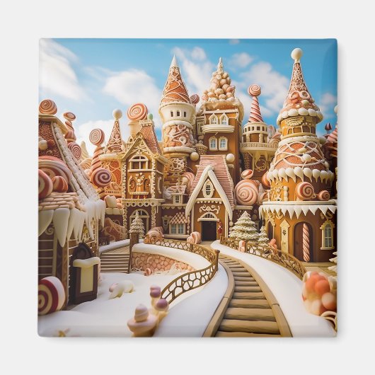 ジンジャーブレッドフェスティバルウィンタースノーランドシティ マグネット (正面)