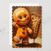 ジンジャーブレッドフラットカード (正面/裏面)