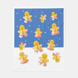 ジンジャーブレッドフリースブランケット フリースブランケット