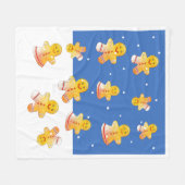 ジンジャーブレッドフリースブランケット フリースブランケット (正面(横))