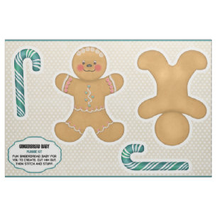 ジンジャーブレッドベビーカット及びシュー・プルシエ・キット生地 ファブリック