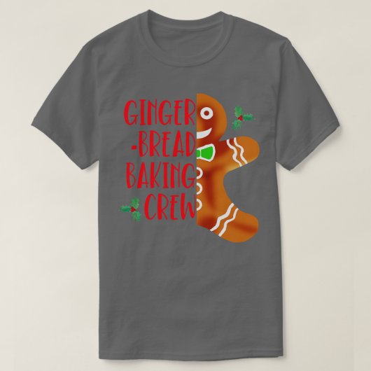 ジンジャーブレッドベーキングクルー Tシャツ (デザイン正面)