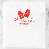 ジンジャーブレッドベーキングデイスティッカー 長方形シール (バッグ)