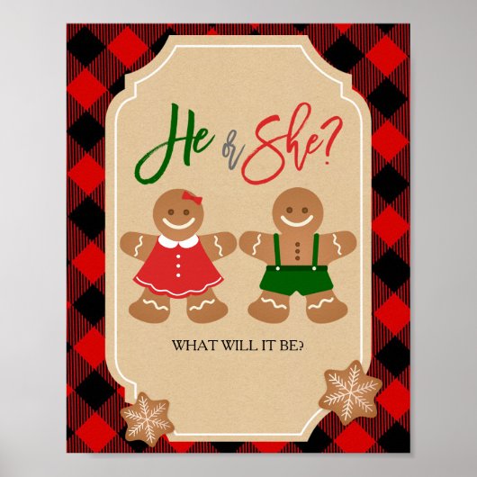 ジンジャーブレッドホリデージェンダーがウェルカムサインを明らかにする ポスター (正面)