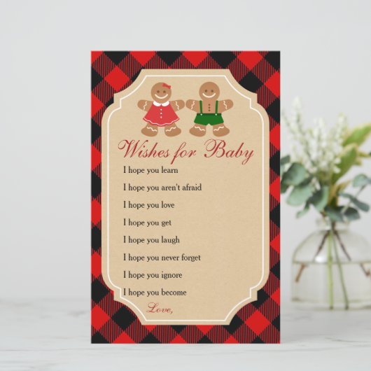 ジンジャーブレッドホリデージェンダーがベビーの願いを明らかにする (スタンド正面)