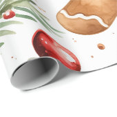 ジンジャーブレッドホリデーパターン ラッピングペーパー (ロールコーナー)