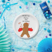 ジンジャーブレッドホームメイドベーカリー ペーパープレート (パーティー)