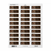 ジンジャーブレッドマウスクリスマスラベル ラベル (フルシート)