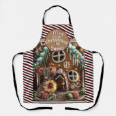 ジンジャーブレッドマウスクリスマス エプロン (正面)