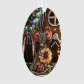 ジンジャーブレッドマウスクリスマス オーナメント (正面)