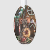 ジンジャーブレッドマウスクリスマス オーナメント (正面)