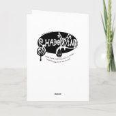 ジンジャーブレッドマウスクリスマス カード (裏面)