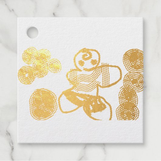 ジンジャーブレッドマンおもしろい フェイバータグ (正面)