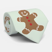 ジンジャーブレッドマンおよびヒイラギ ネクタイ (ロール)