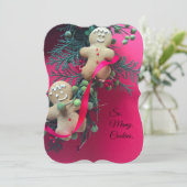 ジンジャーブレッドマンお菓子交換会 招待状 (スタンド正面)