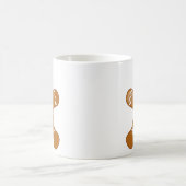 ジンジャーブレッドマンとキャンディボタン コーヒーマグカップ (中央)