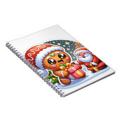 ジンジャーブレッドマンとサンタクロース ノートブック (右側)