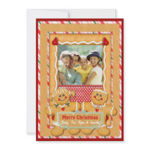 ジンジャーブレッドマンと女性の挨拶