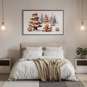 ジンジャーブレッドマンと猫の雪 ポスター