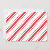 ジンジャーブレッドマンのクッキーのクリスマスの招待状 招待状 (裏面)