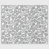 ジンジャーブレッドマンのクリスマスのクッキー ラッピングペーパー (フラット)